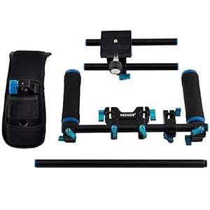 Neewer DSLR Shoulder Mount Support Rig with Mount Slider for Camera/Camcorder