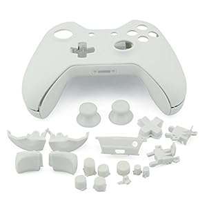 Plastic White Protective Case Cover Shell Kit for Microsoft Xbox One Controller
