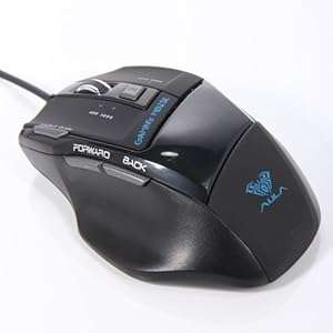 Battery--World Black 7 Buttons Optical USB Gaming Wired Mouse for Computer Laptop Gamers Support Win