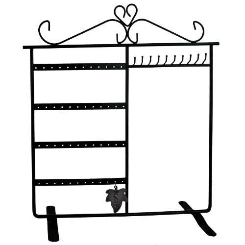 Classic Black Jewelry Hanger Stand for Earrings / Necklaces / Bracelets