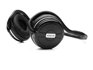 Kinivo BTH240 Bluetooth Stereo Headphone - Supports Wireless Music Streaming and Hands-Fr (Black)