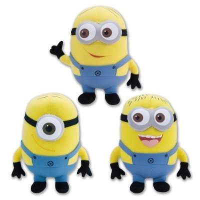 Despicable Me The Movie Minions 10 Inch Plush Doll Toy Set Dave Jorge Stewart Stuart