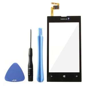 Black Digitizer Glass Display Touch Screen Touchscreen Repair For Nokia Lumia 520 N520 JZK Ori