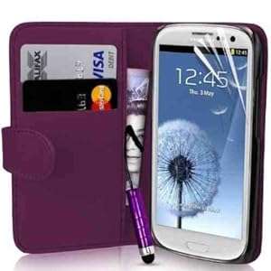 Whaletraders Samsung Galaxy S4 S3 S4 mini S3 mini and Galaxy Note 3 III Wallet Case Cover Pouch With