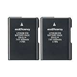 (US) 2 Replacement Nikon EN-EL14 Battery for Nikon D3100, D3200, D3300, D5100, D5200, D5300, D5500,