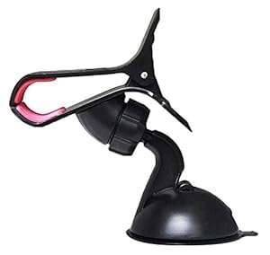 niceeshop(TM) Universal Adjustable Car Dashboard Windshield Suction Phone Holder Mount St (Black)