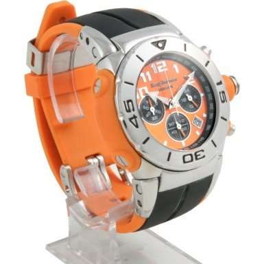 KRUG BAUMEN Kingston Mens Red Dial Black Strap Chronograph Watch **HIGH CLASS LUXURY**