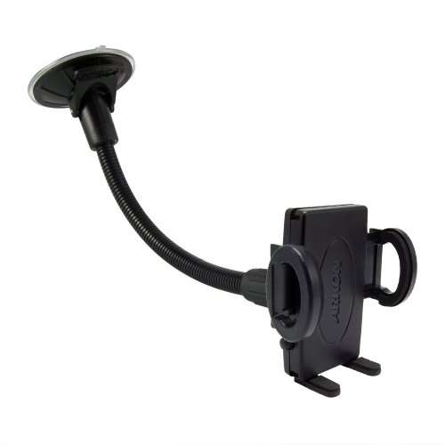 Arkon 14-Inch Windshield Suction Mount for Universal Phone, Smartphone and PDA - Black