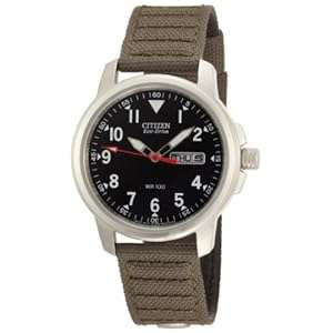 Citizen Men's BM8180-03E Eco-Drive Canvas Strap Watch