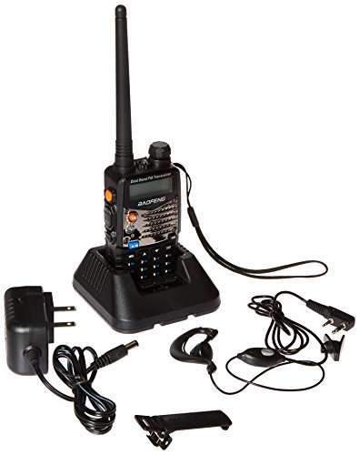 Baofeng UV5RA Ham Two Way Radio 136-174/400-480 MHz Dual-Band Transceiver (Black)