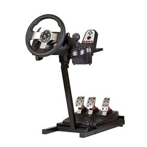 The Ultimate Steering Wheel Stand in Black - suitable for Logitech Xbox Madcatz and Thrustmaster