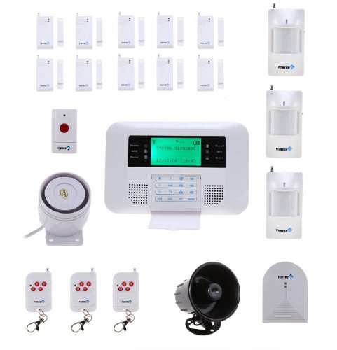Fortress Security Store (TM) GSM-E Wireless Cellular GSM Home Security Alarm System DIY Kit with Aut