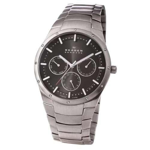 Skagen Men's 596XLTXM Multifunction Titanium Bracelet Watch