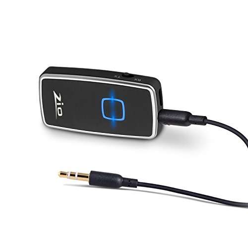 Bluetooth Transmitter and Receiver, Zio 2-In-1 Wireless CSR Bluetooth Audio Music Streaming Switchab