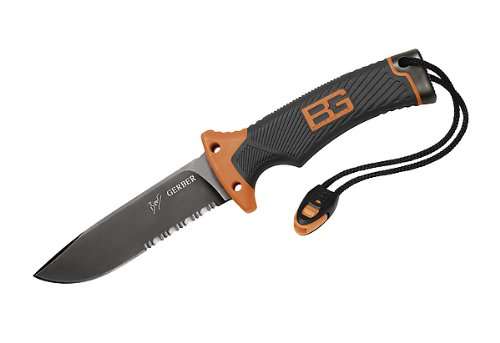 Gerber 31-000751 Bear Grylls Survival Series Ultimate Knife, Serrated Edge
