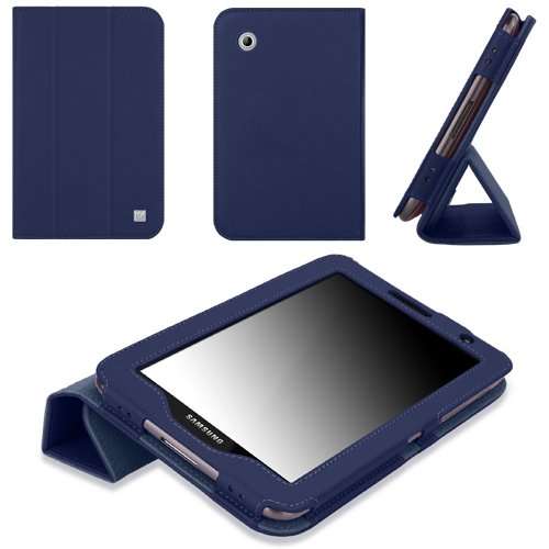 Bold Trifold Case (Blue) for the Black Samsung Galaxy Tab 2 7.0 and 7.0 Plus