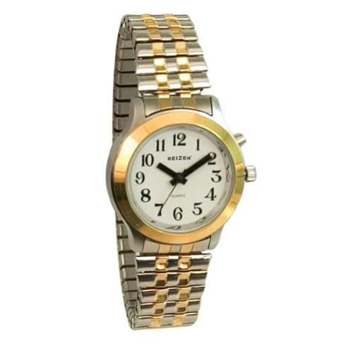 Talking Watch-Ladies-2 Voices-Bi-Color-Expans Band