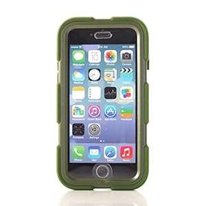 BYTE ARMY GREEN OLIVE Apple iPhone 6 High Quality Heavy Duty Builders Armour Triple Defender T