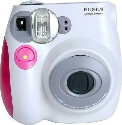 Fujifilm INSTAX MINI Film Camera (Pink Trim)