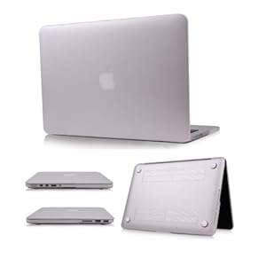 Whie SmartShell Satin Matte See Through Hardshell Case Cover For 13  Apple Macbook Pro with Retina d