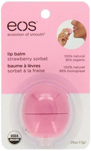 EOS Strawberry Sorbet Lip Balm, .25 Ounce