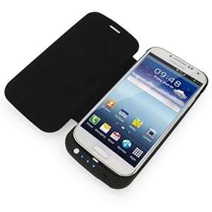 PowerBank External (3200 mAh) Battery Power Pack Case for Samsung Galaxy S3 iii i9300 with flip cove
