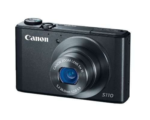Canon PowerShot S110 12MP Digital Camera with 3-Inch LCD (Black)