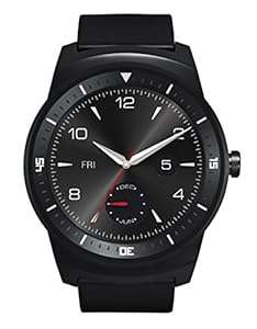 LG G Watch R Smartwatch Water Resistant Fitness Activity Tracker with Heart Rate Monitor Compat