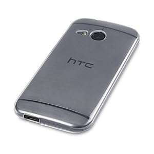 New HTC One Mini 2 Gel Skin Case Cover Protector (Mini2 M8 MINI 2014) The Kee (Crystal Clear Gel)