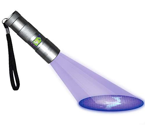 #1 Black Light UV Flashlight Urine Detector - Professional Quality Ultra Bright Stain Finder - 12 UV