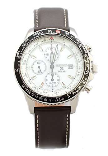 Seiko Men's SSC013 White Dial Watch