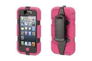 Griffin Survivor GB35678 Military Tested Case for iPhone 5 / 5s only not 5C - Pink/Black