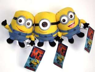 Despicable Me The Movie Minions 6.5 Inch Plush Doll Toy Set Dave Jorge Stewart Stuart