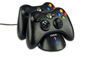 ORB Charging Dock and Battery Packs - Black (Xbox 360)
