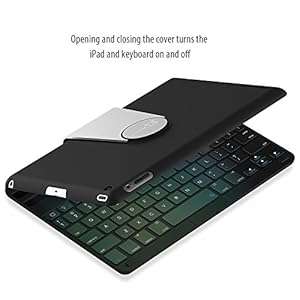 iPad Keyboard JETech Wireless Bluetooth Keyboard Case for Apple iPad 2/3/4 wit (Z- Keyboard Case)