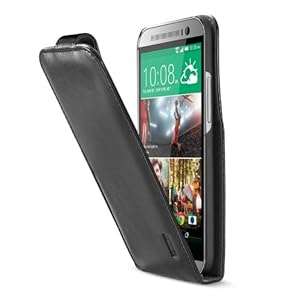 Anker Premium Synthetic Leather Case for HTC One M8 2014 Flip Case Cover with Multi Angle Stand and