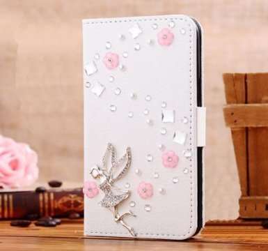 IPhone 6s Plus Case,Hundromi Iphone 6 Plus Luxury 3D Bling Crystal Rhinestone Wallet Leather Purse F