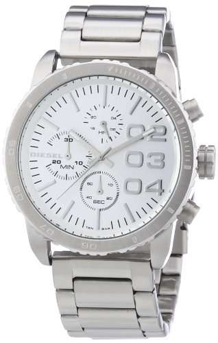 Diesel DZ5301 Ladies FRANCHISE Chronograph Silver Watch