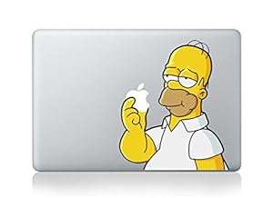 MacBook Homer Simpson from The Simpsons Apple Vinyl Decal Sticker For MacBook Pro/Air 13