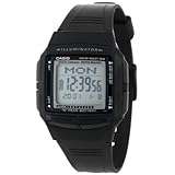 CASIO  Men's Digital Resin Data Bank, 5 Alarms, Multi-lingual Watch