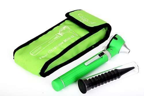 CANDURE&reg; - Green - Fiber Optic Mini Otoscope Set - Medical Diagnostic Examination Set - Pocket S