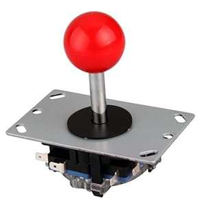 Red Ball 8 Way Joystick Fighting Stick Parts for Game Arcade