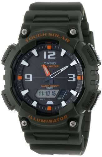 Casio Men's AQS810W-3AVCF Solar Sport Combination Watch