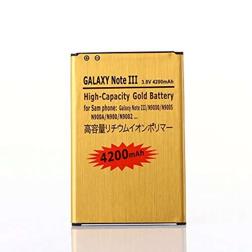 Gold Extended Samsung Galaxy Note 3 High Capacity Battery B800BC B800BE B800BU For Samsung Galaxy No