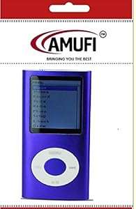 MP4 Player 1.8 Video Radio FM MP3 MP4 4GB 4th Gen with earphone usb cable (MP4 Player Purple)