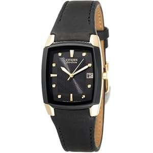 Citizen Men's BM6574-09E Eco-Drive Leather Watch