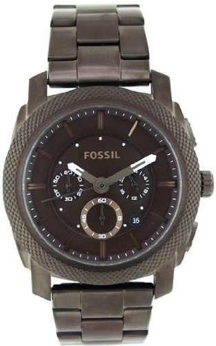 Mens Watch Fossil FS4661 Stainless Steel Quartz Chronograph Black Dial