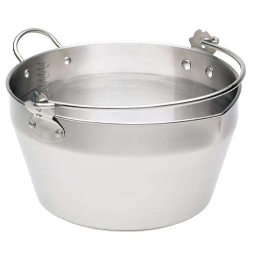 Home Made Stainless Steel 9l Maslin Pan with Handle
