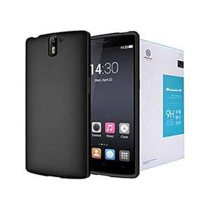 Diztronic Case with Nillkin 9H Anti Burst Tempered Glass Protector for OnePlus One - Matte Black