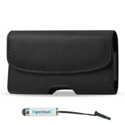 Apple iPhone 6 Plus/ 6+ Horizontal Leather Case Pouch Holster with Belt Clip and Belt Loops (Plus Si